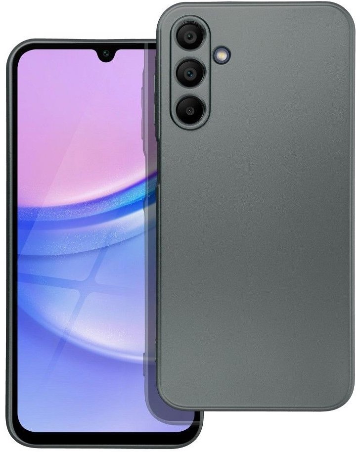 TopQ Kryt Metallic Samsung A15 sivý 134118