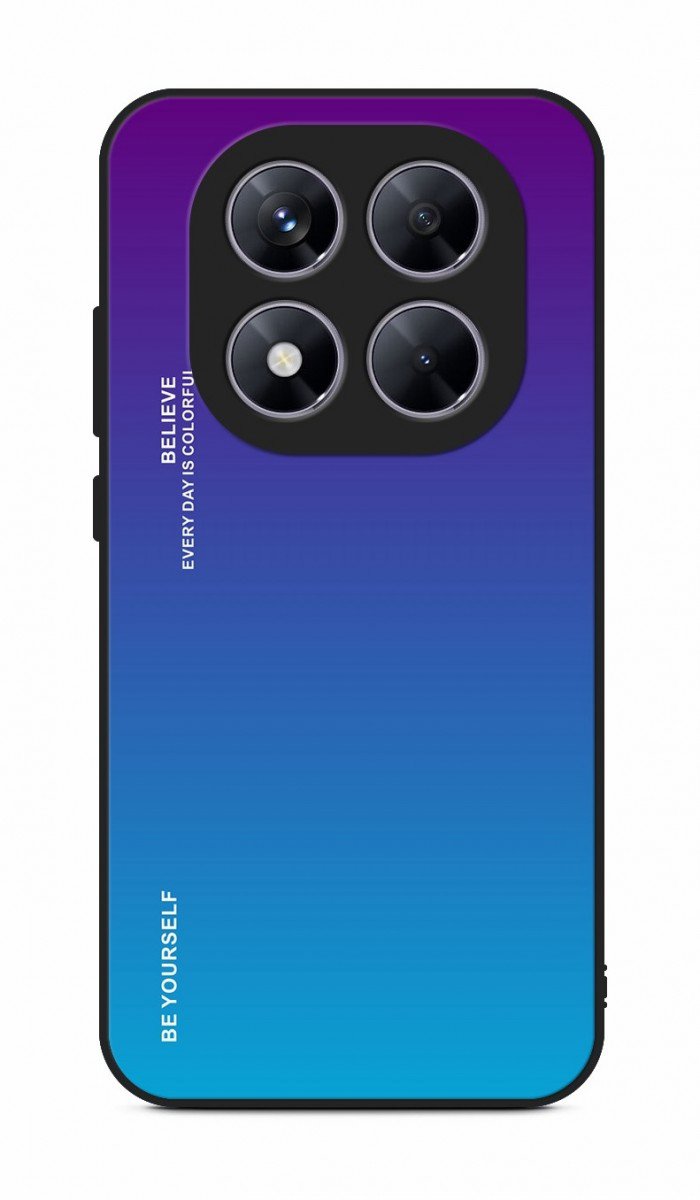 TopQ Kryt LUXURY Xiaomi Redmi Note 14 Pro+ 5G pevný dúhový purpurový 137014