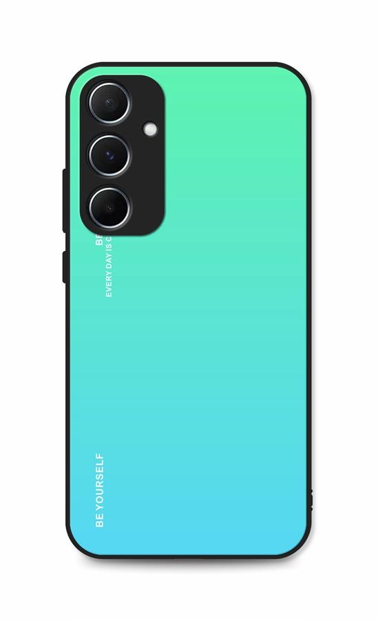 TopQ LUXURY Samsung A15 pevný dúhový zelený 128818