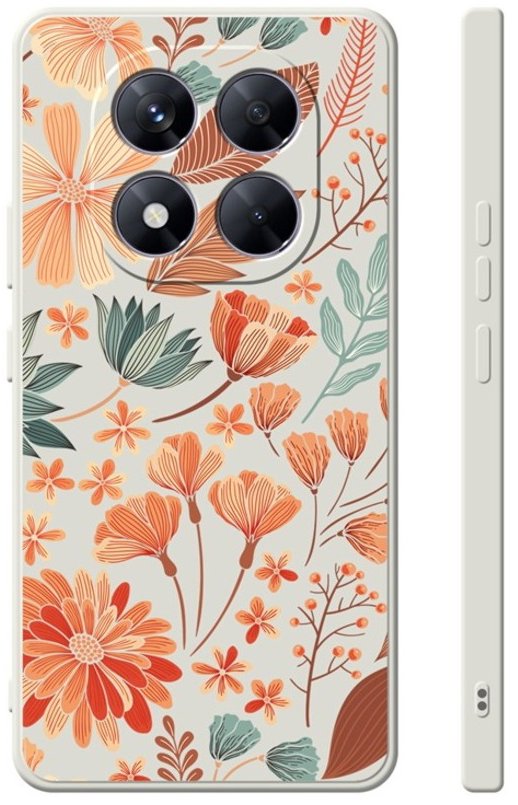 TopQ Kryt Design Xiaomi Redmi Note 14 Pro+ 5G Lúčne kvety 136991