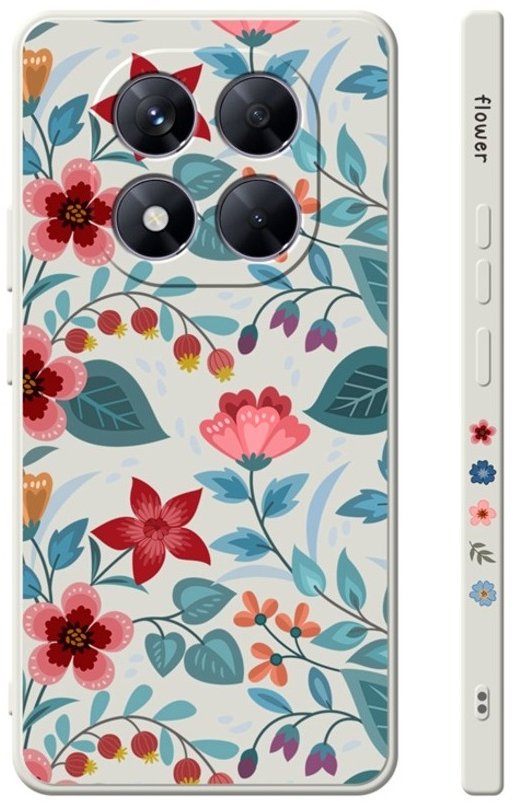 TopQ Kryt dizajn Xiaomi Redmi Note 14 Pro+ 5G Jesenné kvety 136994