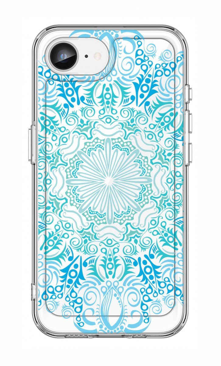 TopQ Kryt Image iPhone 16e pevný Blue Mandala 138381