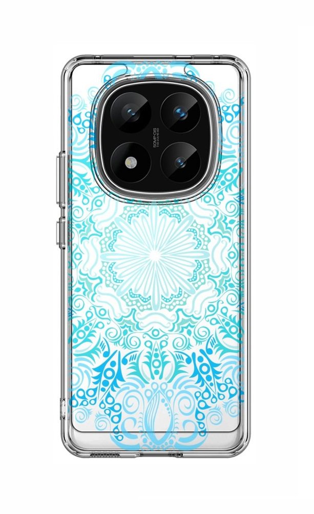 TopQ Kryt Image Xiaomi Redmi Note 14 Pro+ 5G pevný Blue Mandala 136937