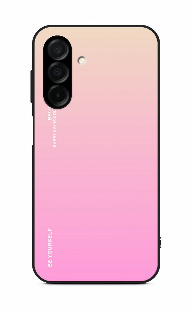 TopQ Kryt LUXURY Samsung A26 5G pevný dúhový marhuľový 138646
