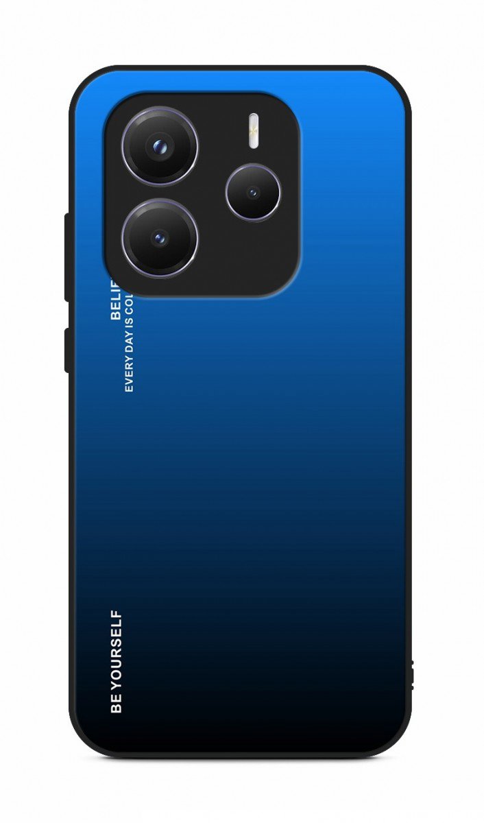 TopQ Kryt LUXURY Xiaomi Redmi Note 14 5G pevný dúhový modrý 136663