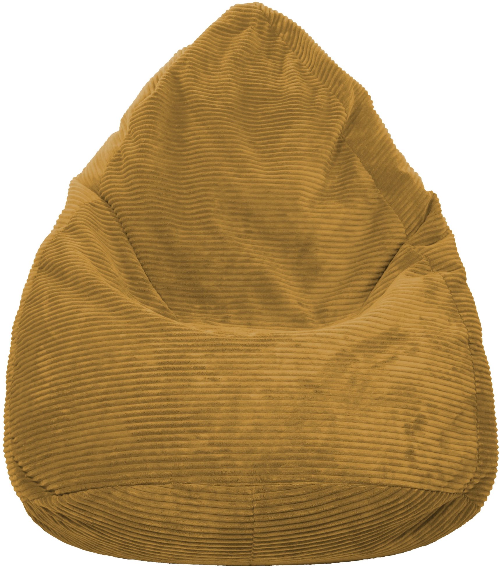 TopKing Sedací vak menčester Lincoln, horčicový, 125 cm