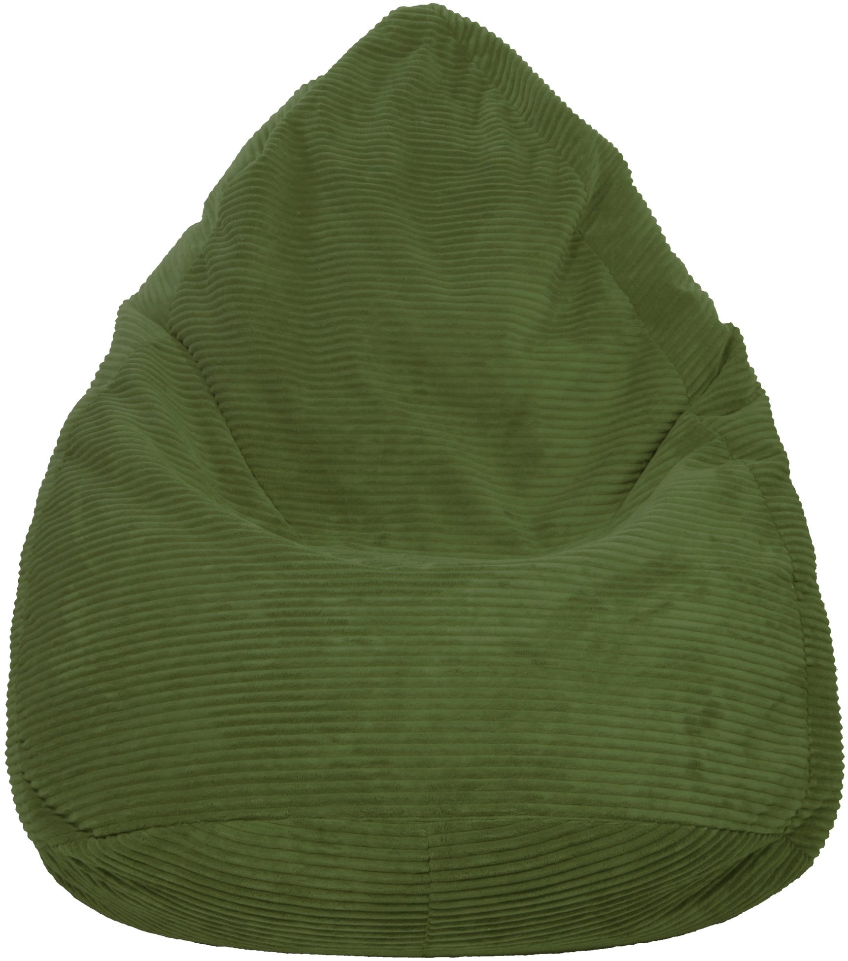 TopKing Sedací vak menčester Lincoln, tmavozelený, 125 cm