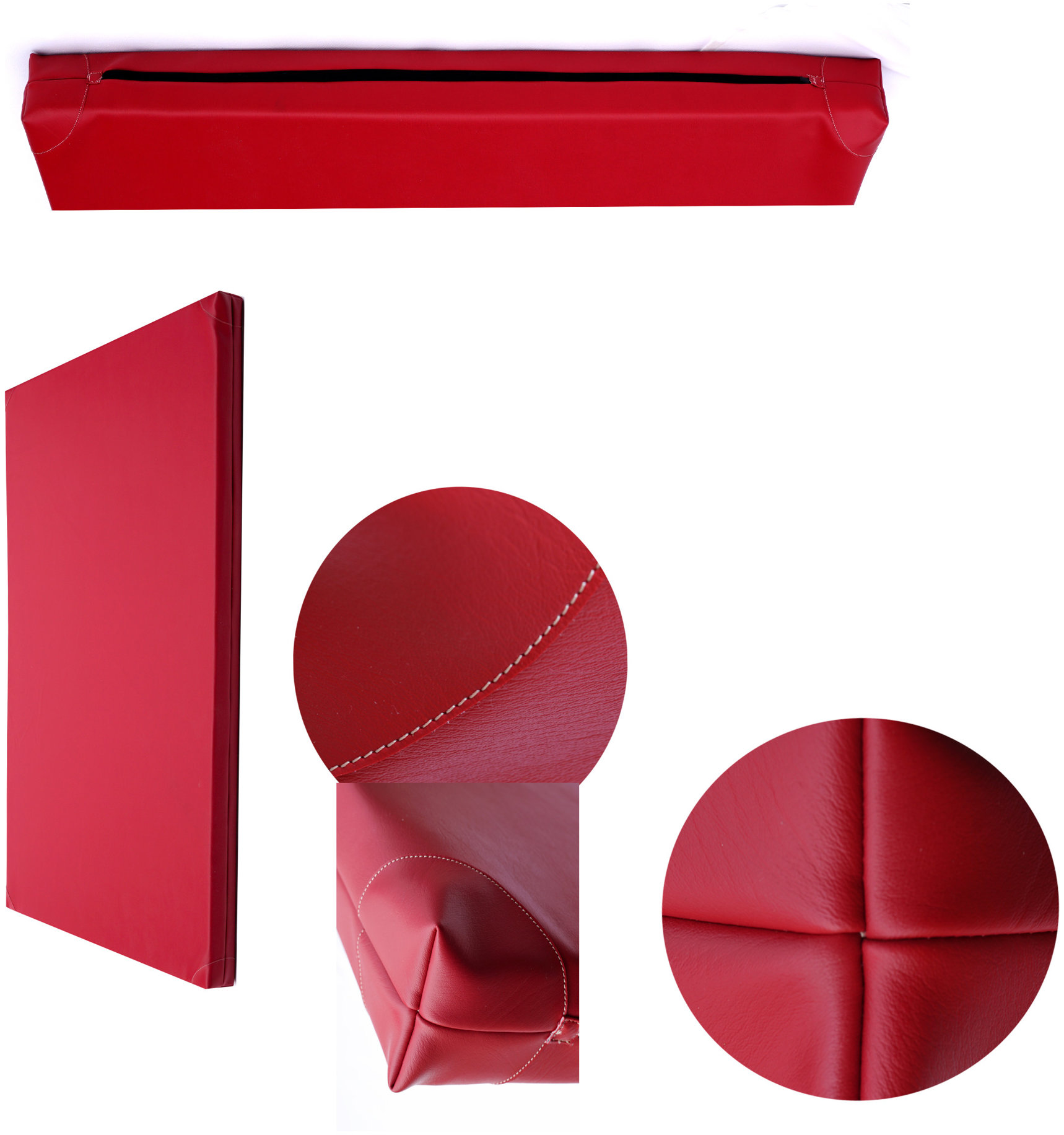 TopKing Profesionálna gymnastická žinenka pre športovcov 200 × 120 × 10 cm Bordo