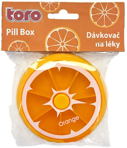 TORO Dávkovač na lieky pomaranč