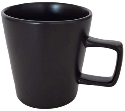 KITCHISIMO Hrnček čierny mat 350 ml