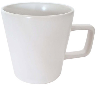 KITCHISIMO Hrnček biely mat 350 ml