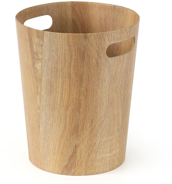 TORO Kôš na odpadky 25 × 25 × 30 cm farba dreva