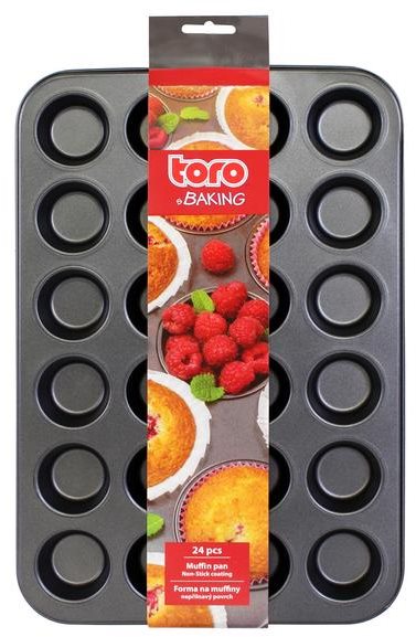TORO Forma na muffiny, 24 ks, 38,5 × 26 × 2,2 cm