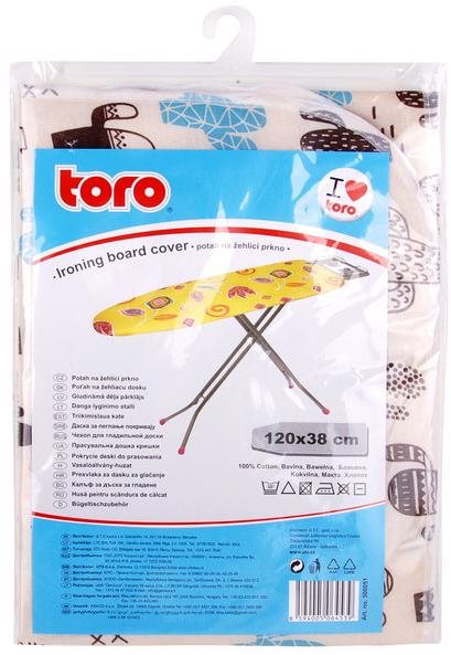 TORO Poťah na žehliacu dosku, 38 × 120 cm