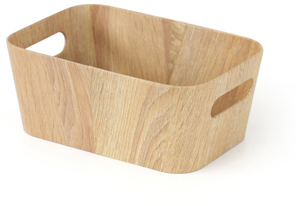 TORO Kôš úložný 26 × 18 × 11 cm, farba dreva