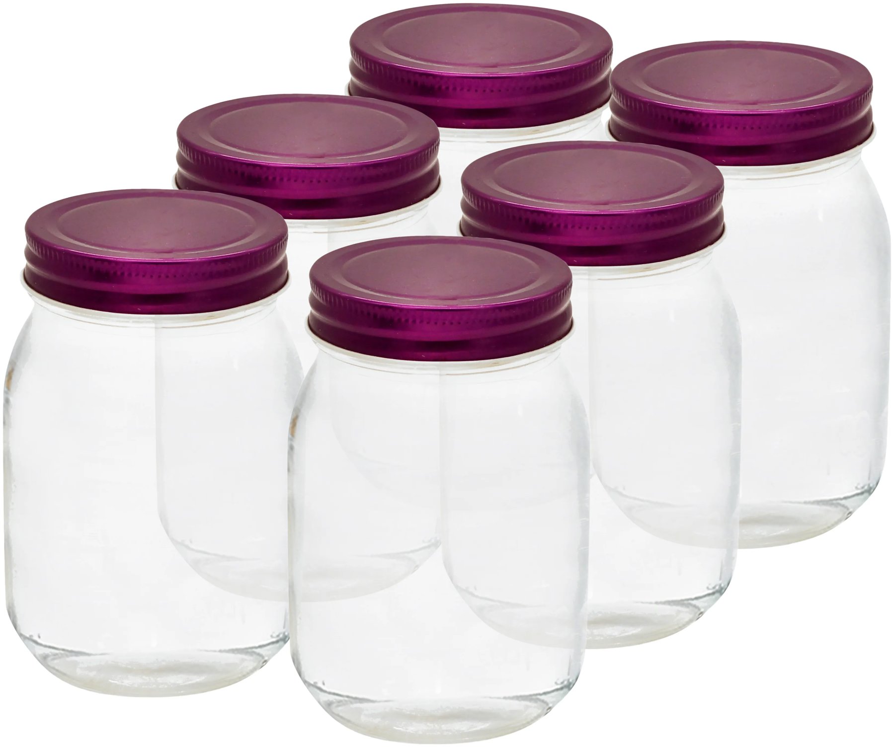 Toro Zavařovací sklenice s víčkem 500 ml 6 ks