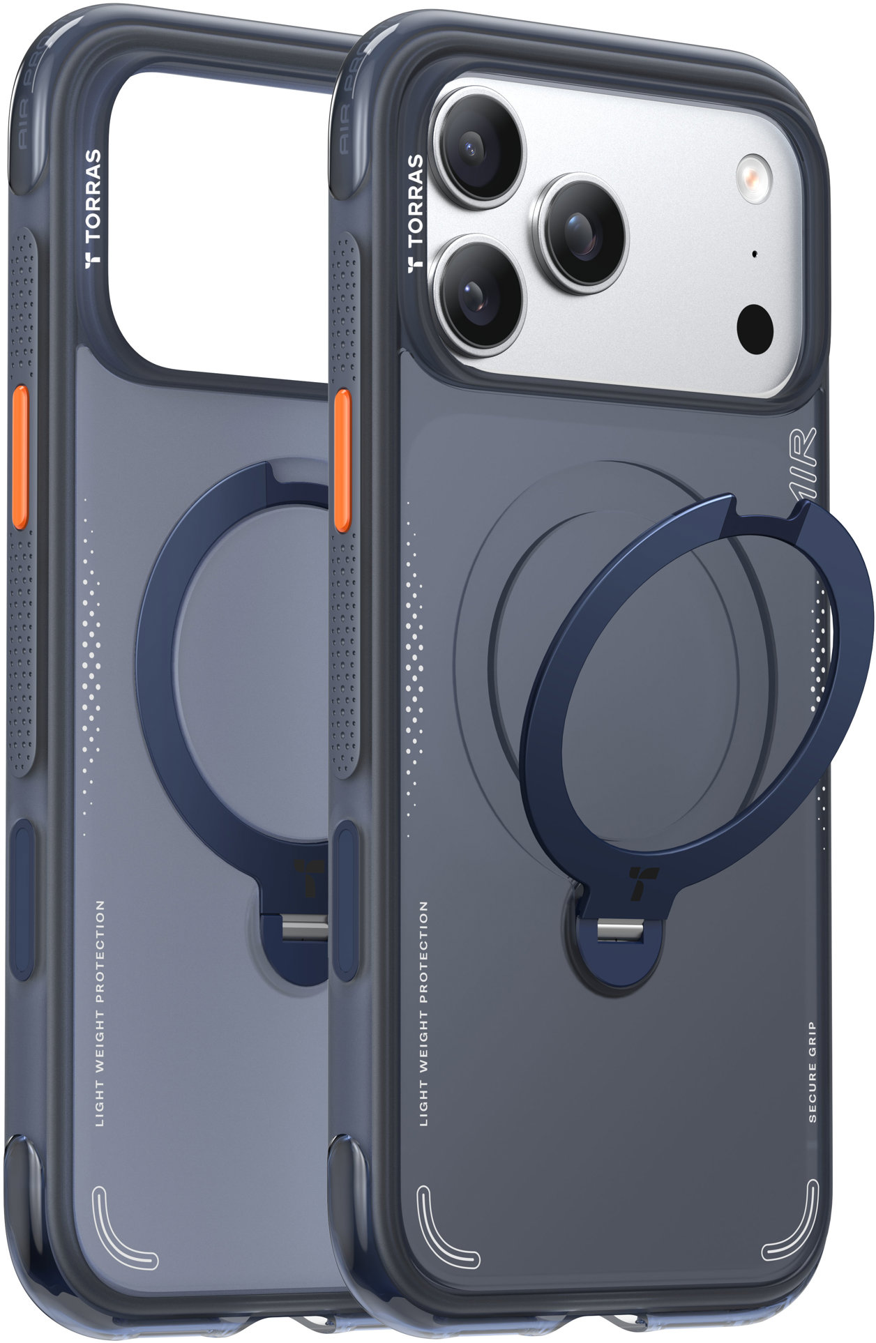 Torras Ostand Q3 Air Deep Blue iPhone 17 Pro