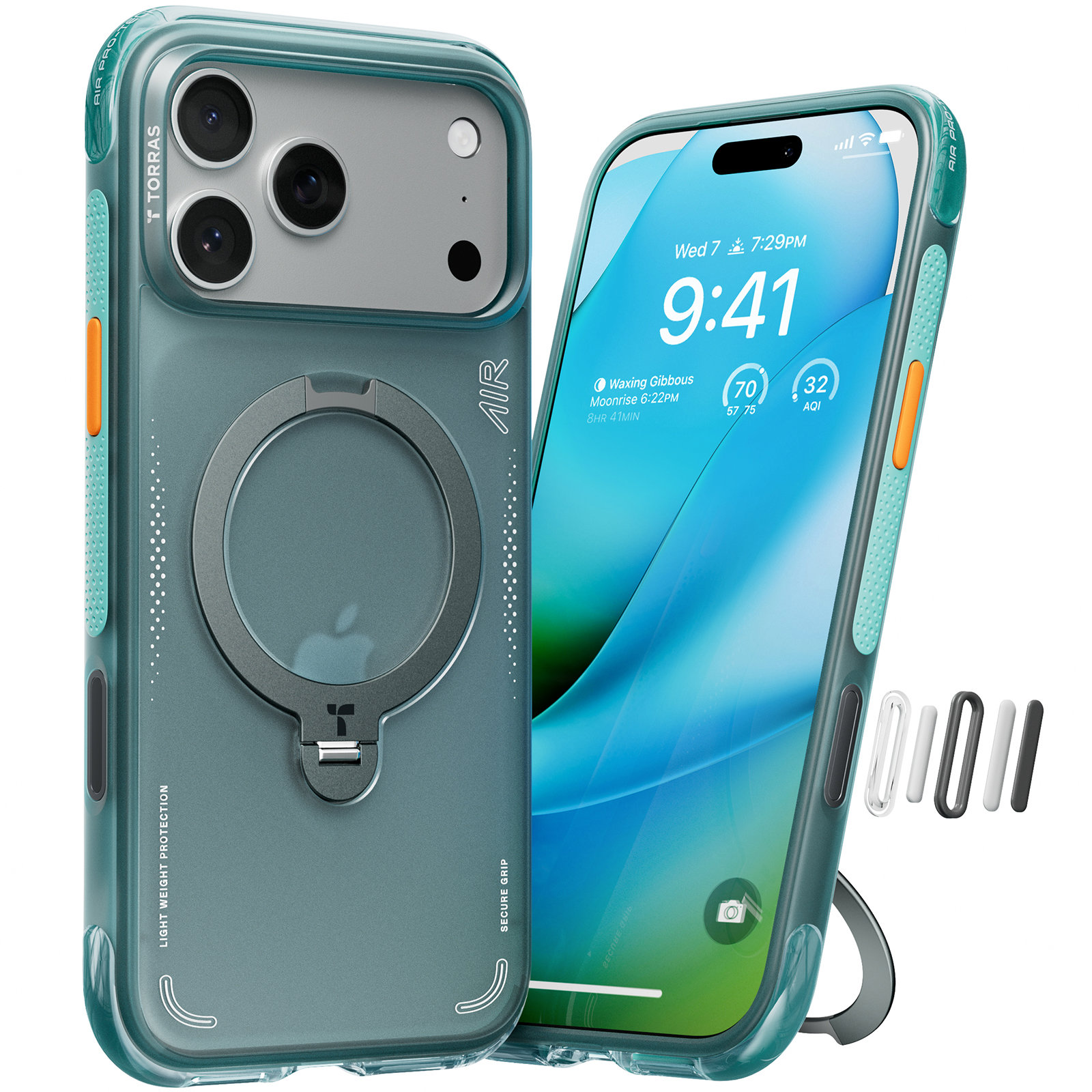 Torras Ostand Q3 Air Glacier Sprint iPhone 17 Pro Max