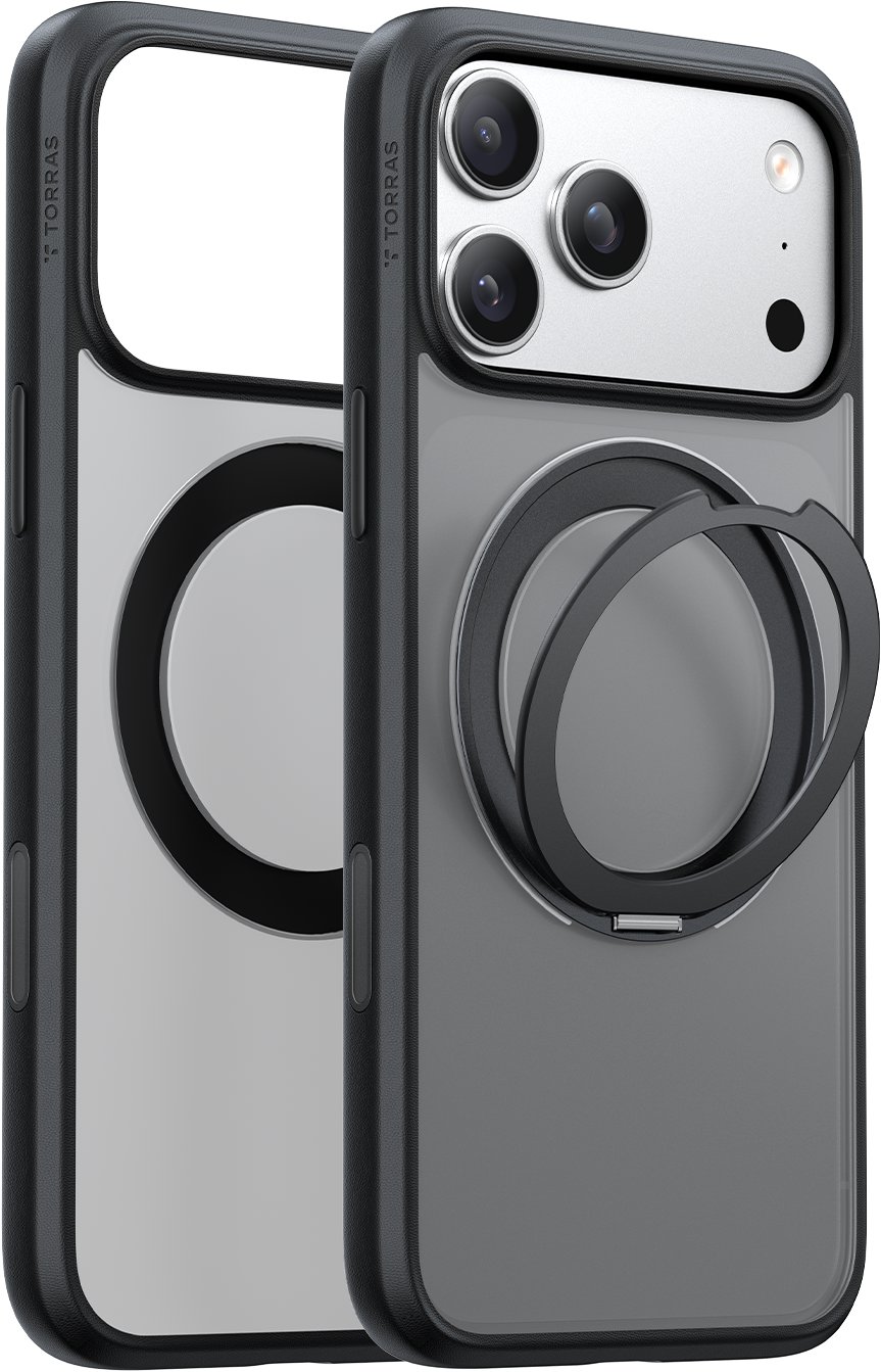 Torras Ostand Pro Black iPhone 17 Pro Max