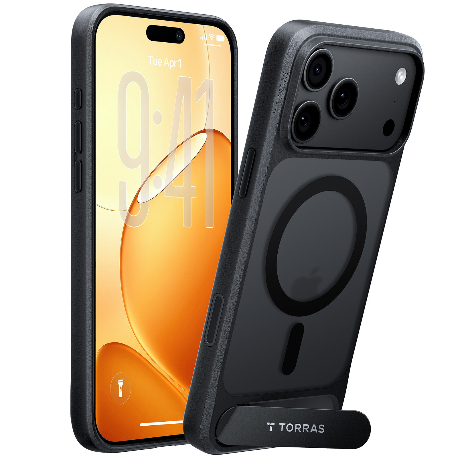 Torras Ostand L1 Black iPhone 18 Pro Max