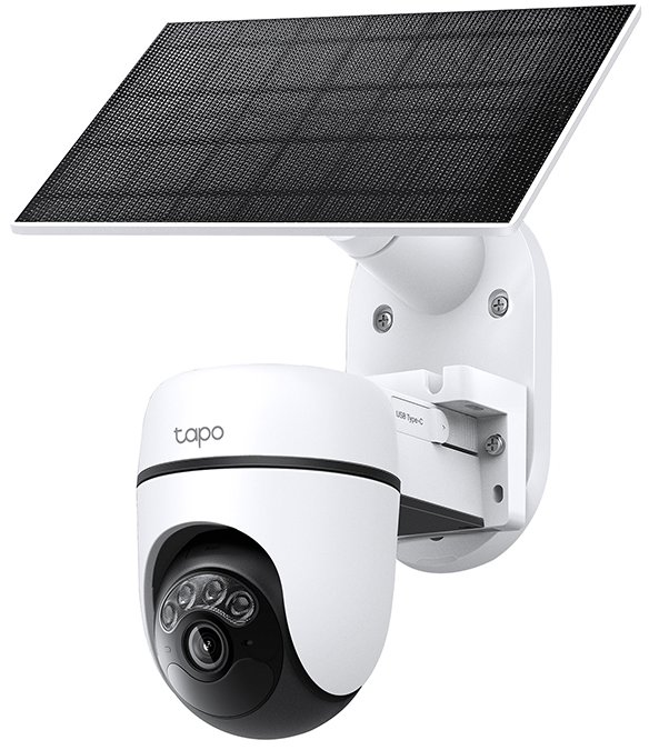 TP-Link Tapo TC90 KIT, Pan/Tilt Solar-Powered Security Camera Kit