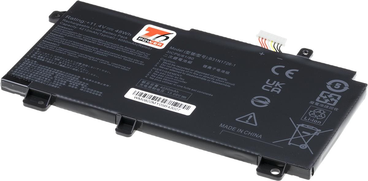T6 Power pre Asus TUF FX505GT, Li-Poly, 4212 mAh (48 Wh), 11,4 V