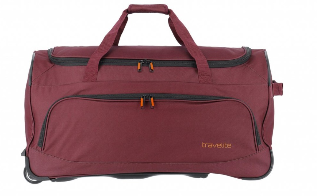 TRAVELITE Basics Fresh Wheeled Duffle bordeaux