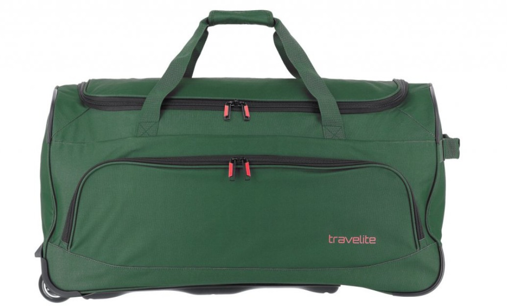 TRAVELITE Basics Fresh Wheeled Duffle dark green