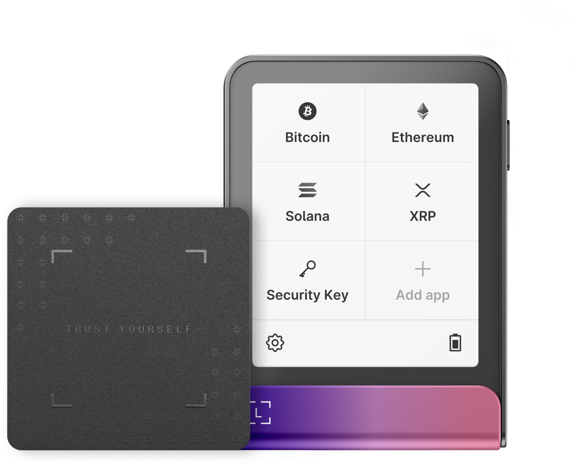 Ledger Flex Crimson Magenta Crypto Hardvér Wallet with Recovery Key