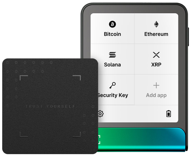 Ledger Flex Oxidate Green Crypto Hardware Wallet with Recovery Key