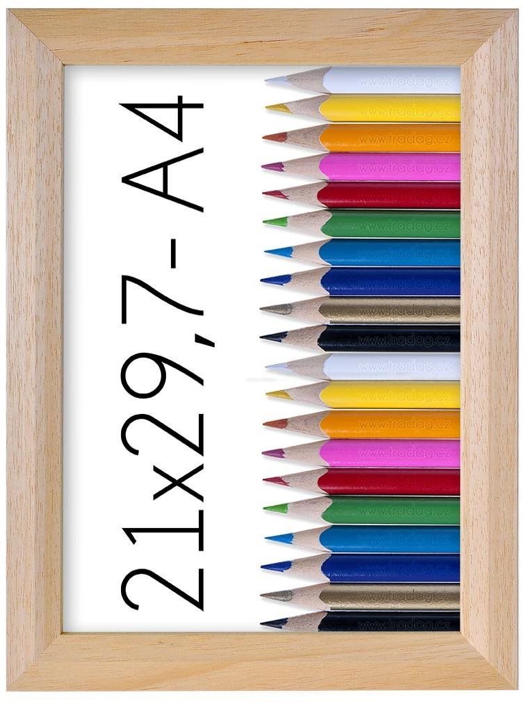 TRADAG Fotorámik 21 × 29,7 cm, hnedý