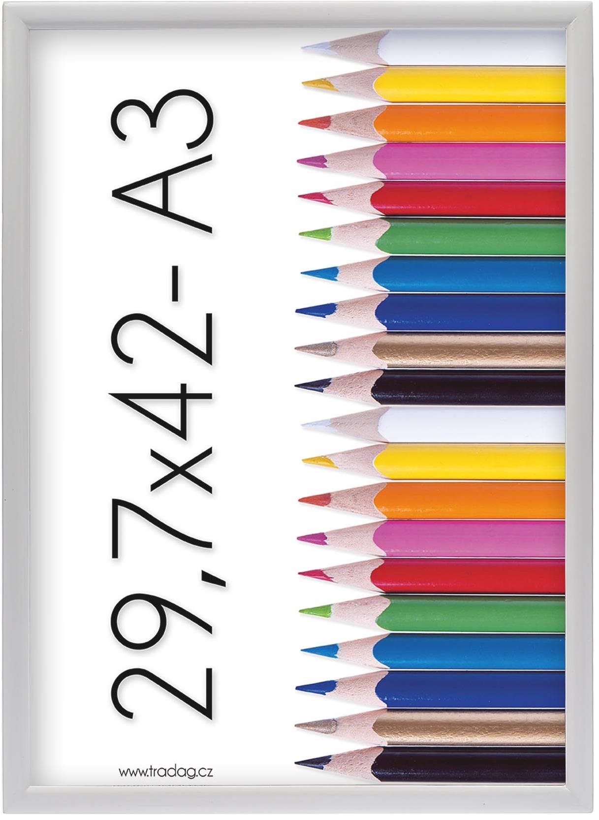 TRADAG Polaris biely 29,7 x 42 /A3/plexi