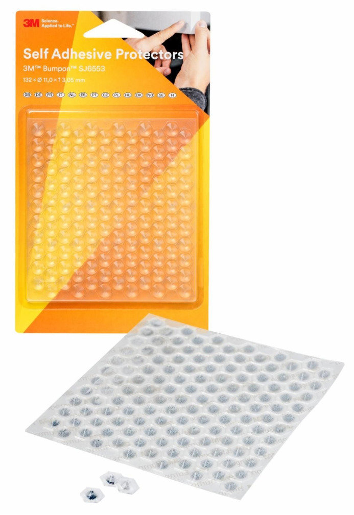 3M Bumpon sada ochranných dorazov 11,0 × 3,05 mm, 132 ks