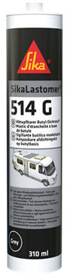 SIKA SikaLastomer-514 C19/12 CTR310 (Butylový tmel), čierny, 310 ml