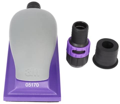 3M Hookit Purple+ ruční brusný blok s odsáváním, rozměr 70 x 127 mm