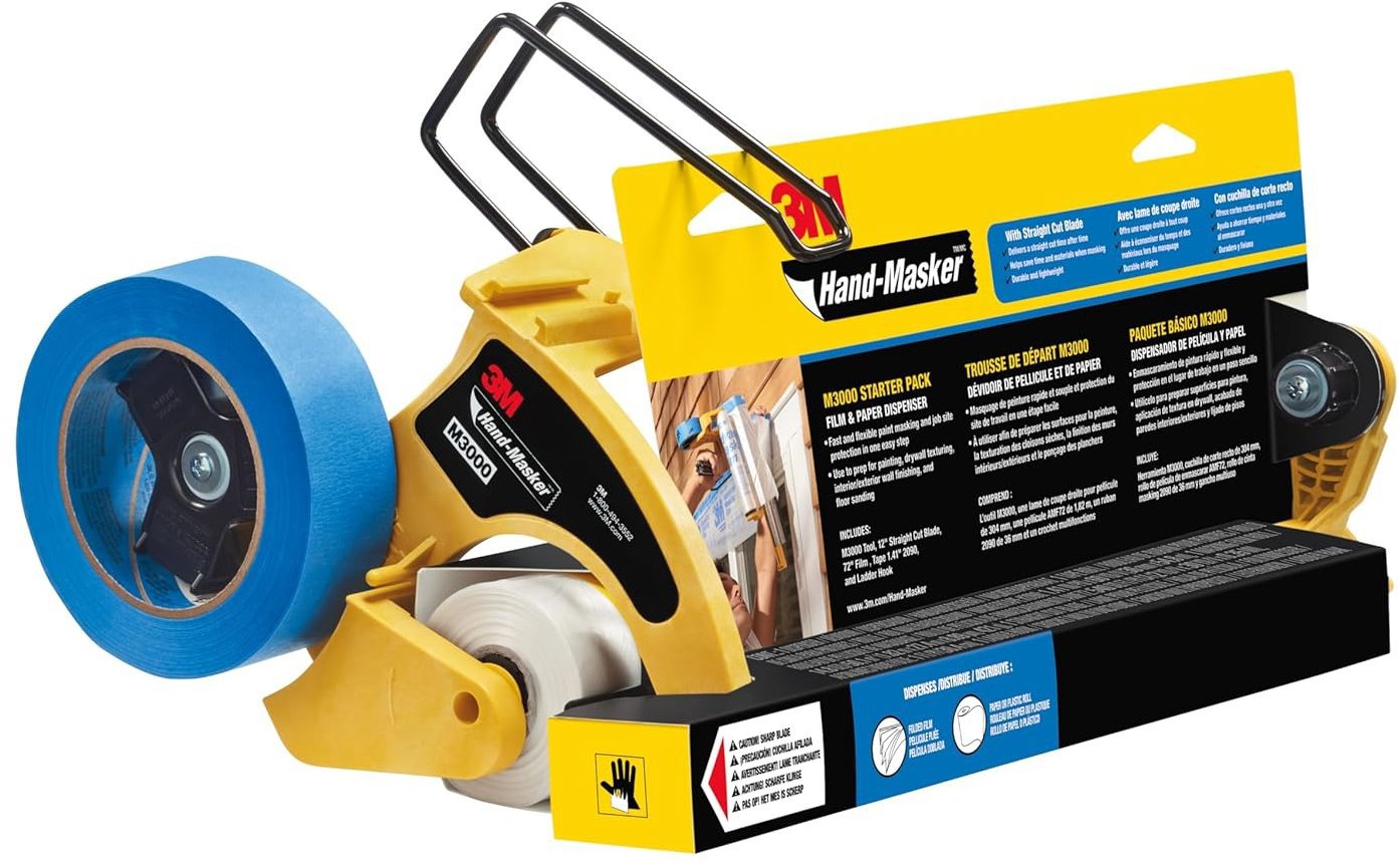 3M Hand-Masker předem sestavená maskovací fólie a páska, M3000-PAK-WE