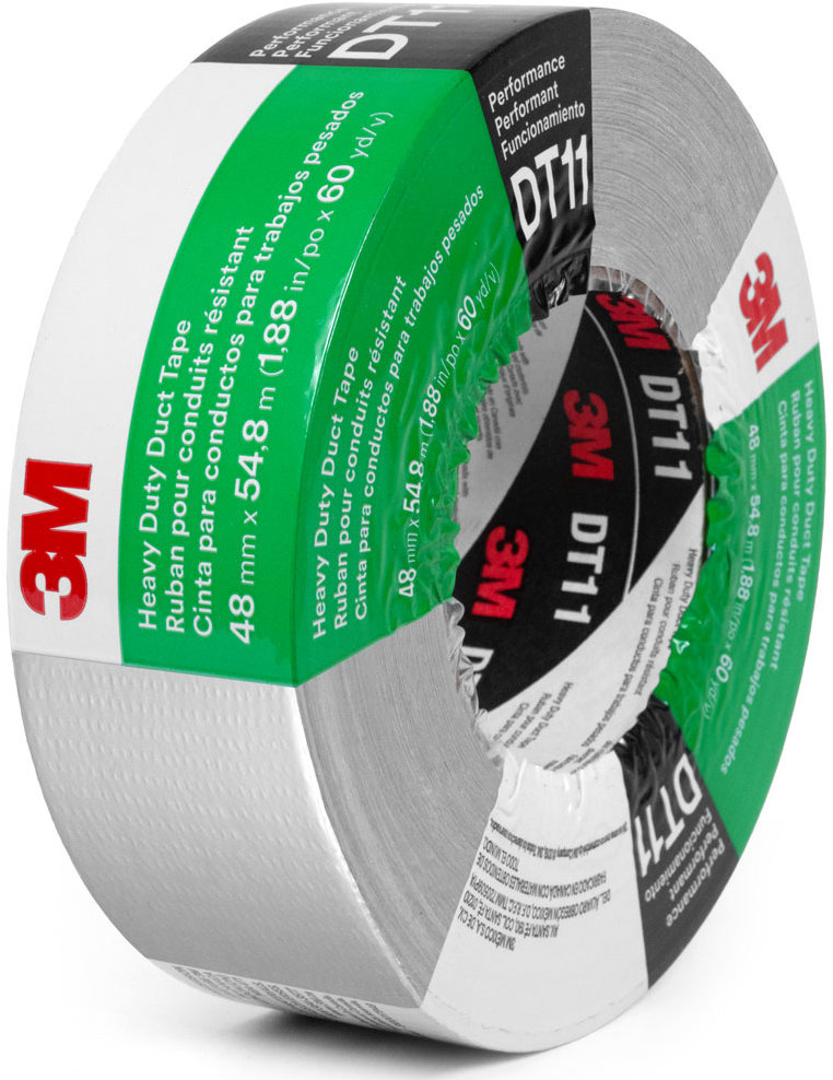 3M™ páska Duct Tape DT11 do náročného prostredia, 48 mm × 55 m, strieborná