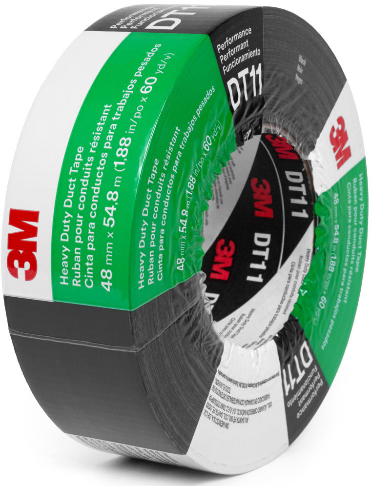 3M™ páska Duct Tape DT11 do náročného prostredia, 48 mm × 55 m, čierna