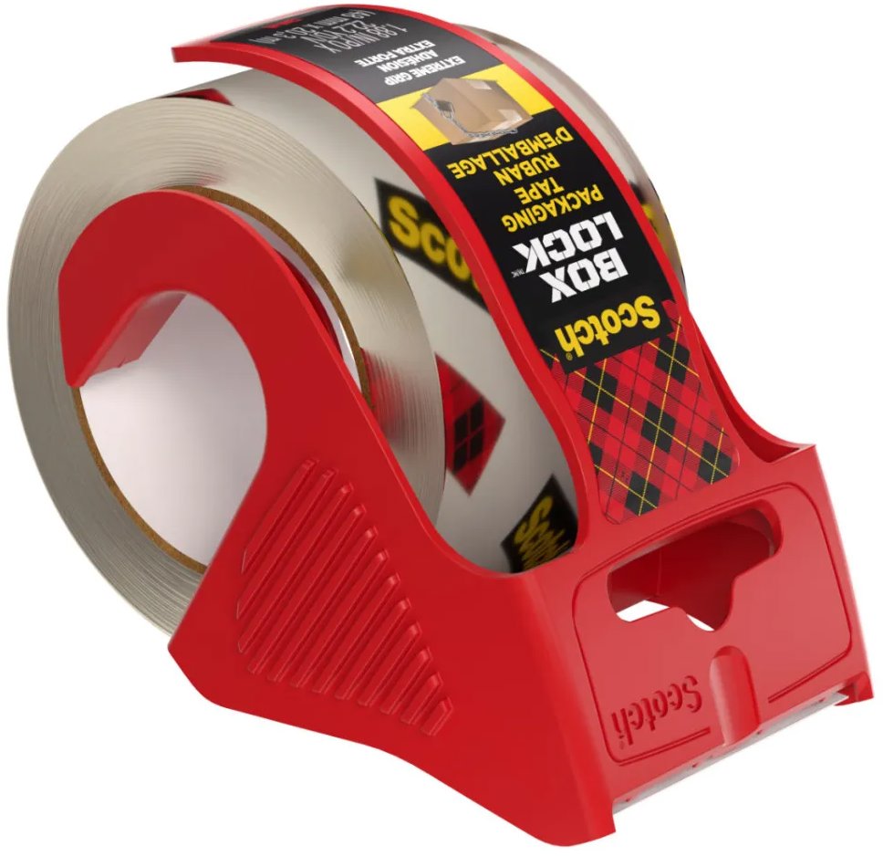 SCOTCH Box Lock, Baliaca páska vrátane odvíjača, 48 mm × 20,3 m