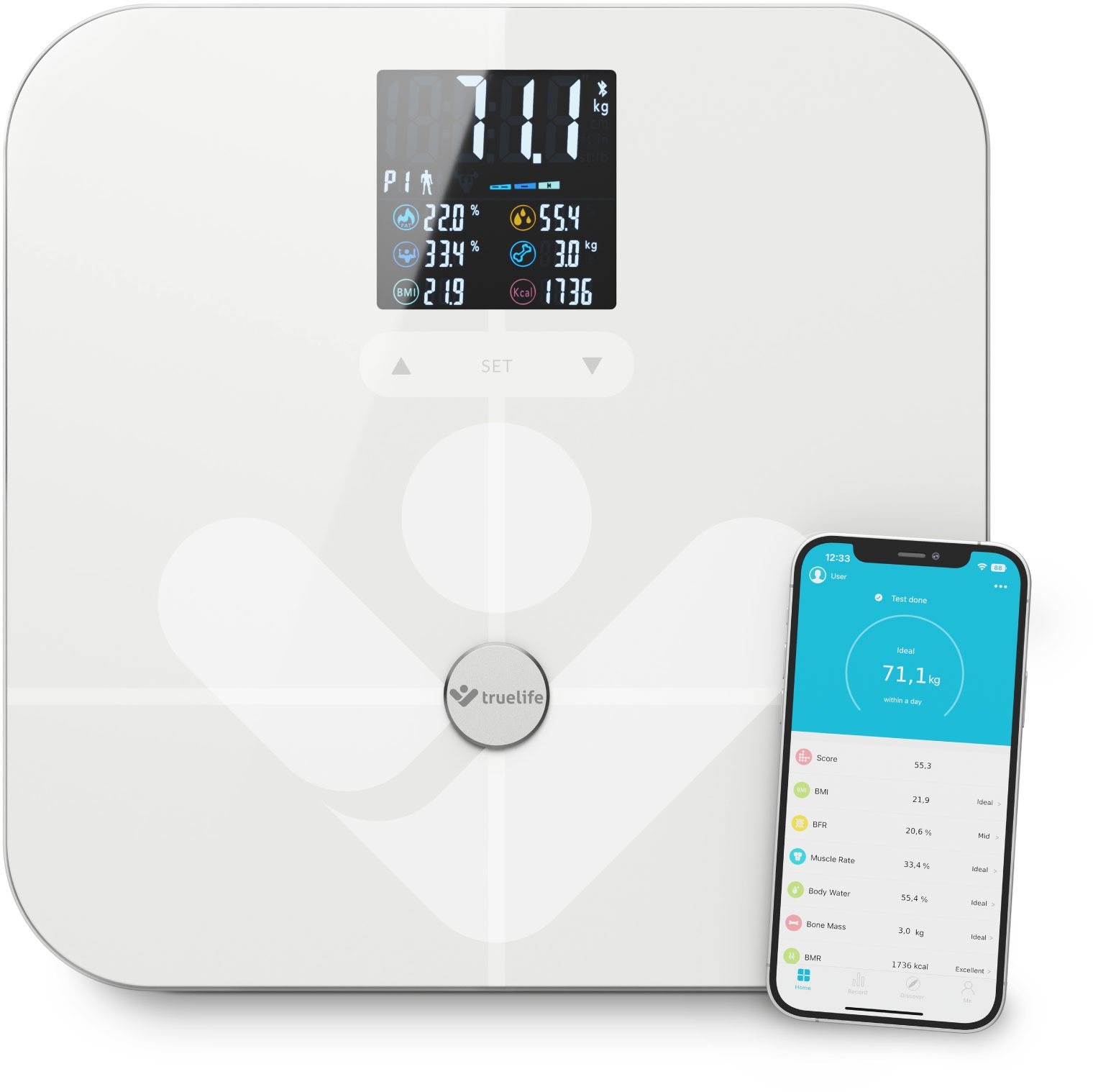TrueLife FitScale W7 BT White