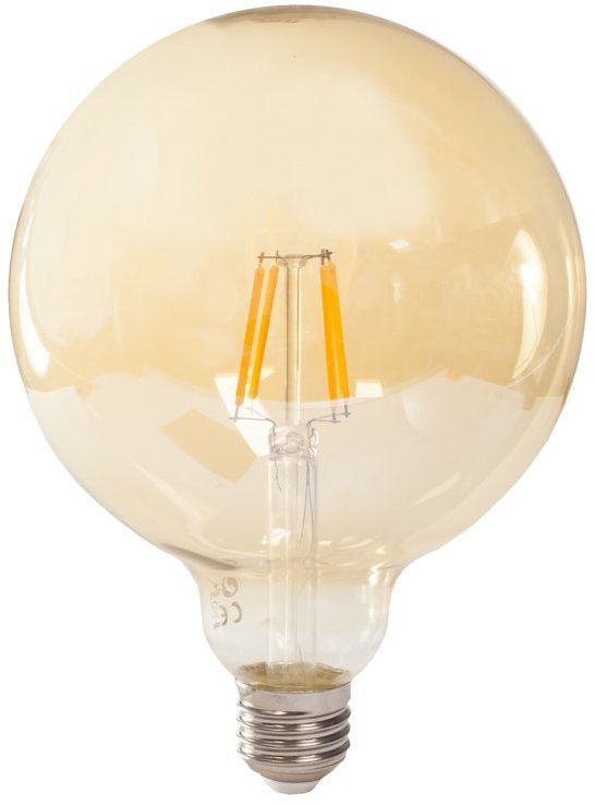 Tesla GLOBE G125 VINTAGE, E27, 4W, 230V, 380lm, 2400K, 360st, zlatá