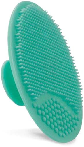 Tiande Hubka na umývanie a masáž tváre zelená