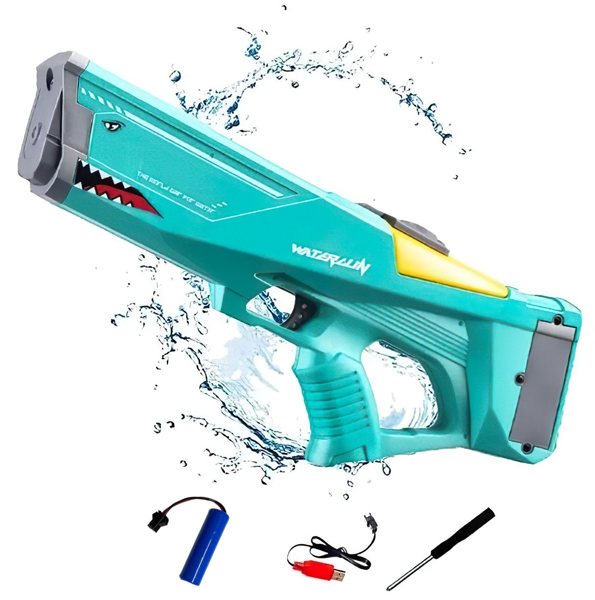 Toybit Automatická vodná puška Shark turbo