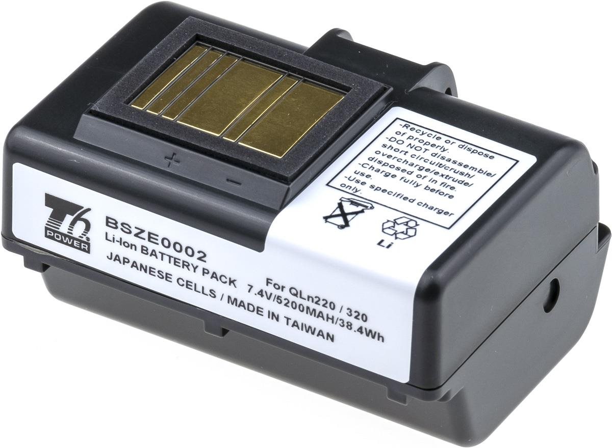 T6 Power do Zebra ZQ510, Li-Ion, 5200 mAh (38,4 Wh), 7,4 V