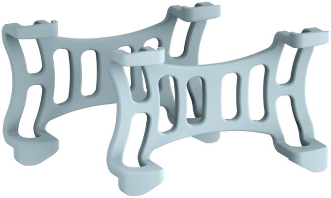 Tractive GPS DOG 6 – gumové spony, mätová