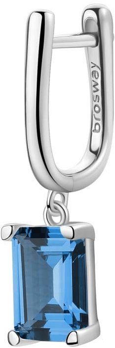 BROSWAY Single Fancy Freedom Blue FFB07 1 ks (Ag 925/1000, 1,6 g)