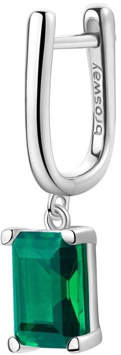BROSWAY Single Fancy Life Green FLG07 1 ks (Ag 925/1000, 1,6 g)