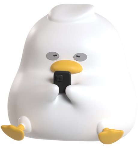 Tesla silikónová nočná lampička – Kačica