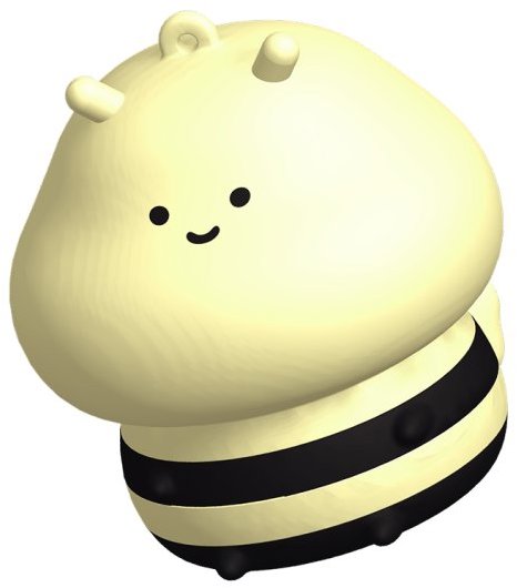 Tesla silikónový prívesok – Včielka