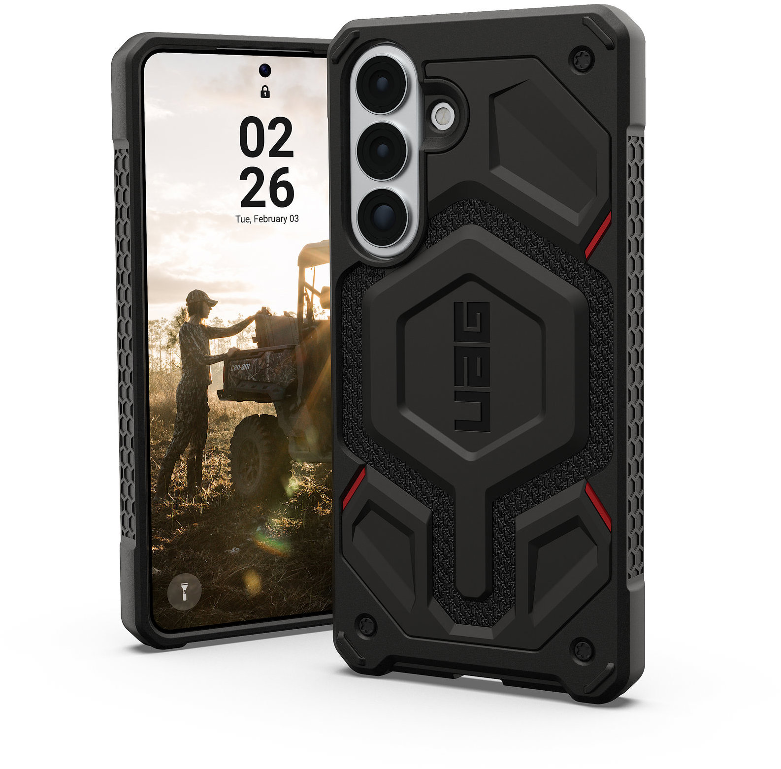 UAG Monarch Pro Kevlar Black Samsung Galaxy S26+